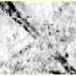 Ergebnis der Georadaruntersuchung an der linearen Anomalie, Meþbildgröþe: 10x10m.