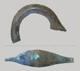 Ring brooch and belt hook of the 12th / 13th cent. A.D. Ring brooch and belt hook of the 12th / 13th cent. A.D.